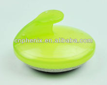 Pumice stone with plastic handle