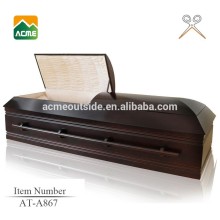 AT-A867good quality wooden china casket
