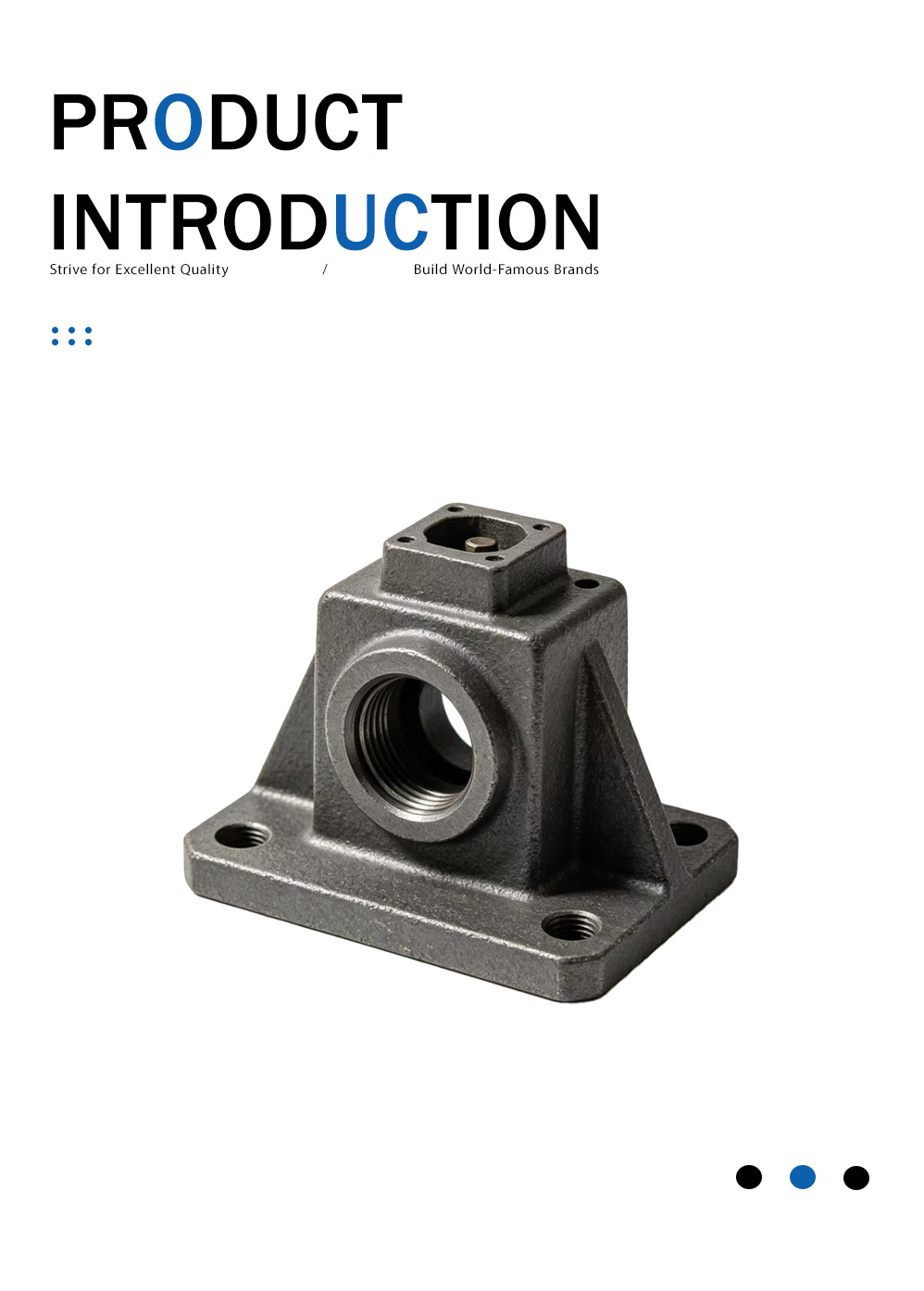 Отливка основания для подключения электродвигателя двери Electric Door Motor Connection Base Casting