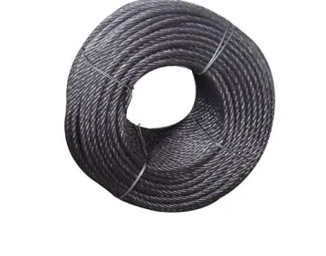 Flexible Ungalvanized and Galvanized Steel Wire Rope 6X12