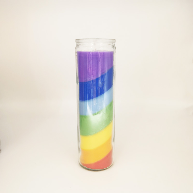 7 дзён чакра Вясёлкавая банка для царквы для царквы