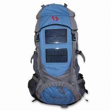 Solar Backpack with Advanced Technology and 2W Panel, Customized Designs are Welcome