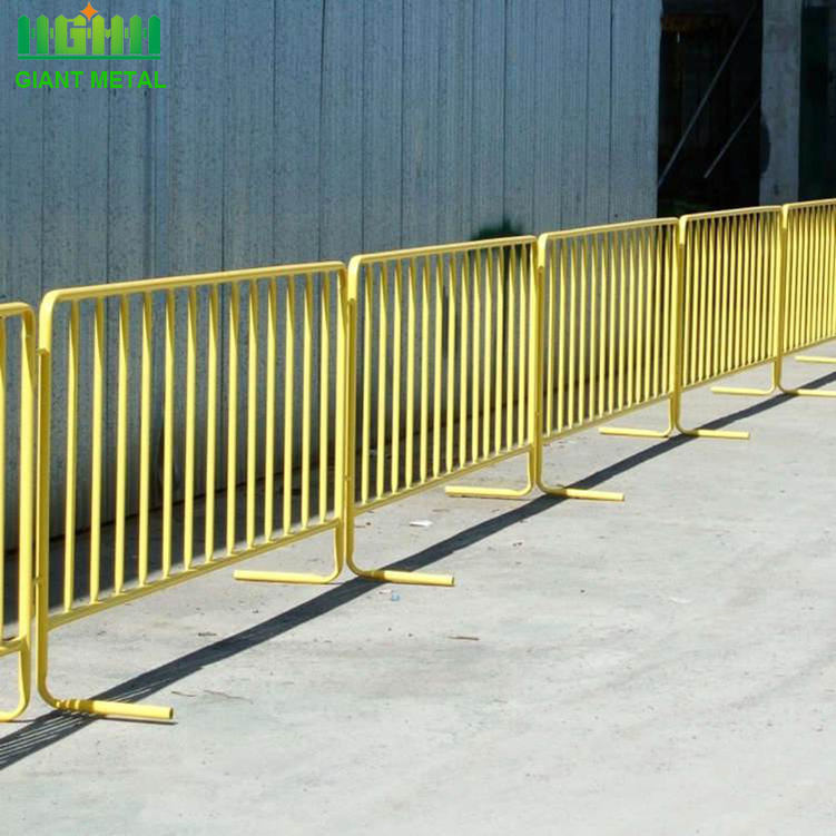 Temporary PVC Fence Crowd Control Barrier Metal Fence