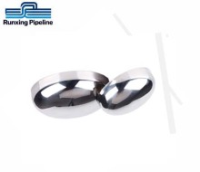 End Caps Butt Welded Seamless Pipe Polished ISO