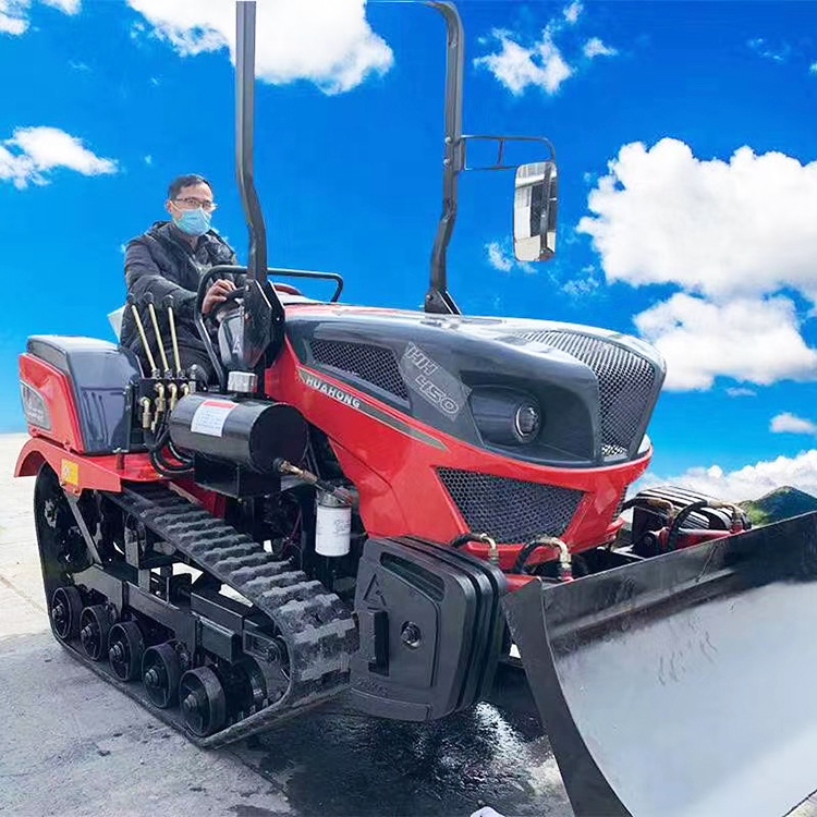 Agricultural Equipment Mini Cheap Farm Crawler Tractor / 50hp 80hp crawler tractors  For Sale