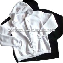 Boy's plain fleece hoodies full zipper