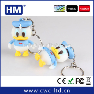 Promotional duck shape Custom usb memory stick,custom usb stick