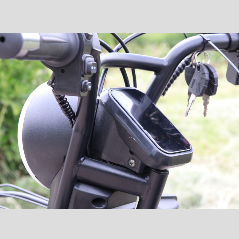 دراجة ثلاثية العجلات الكهربائية قابلة للطي بمقعدين