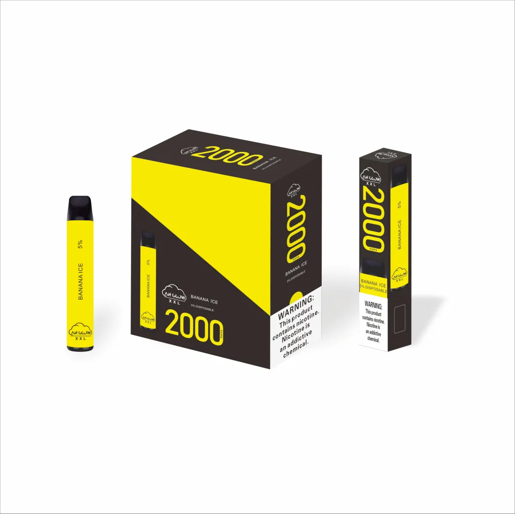 Air Glow XXL New E Cigarette Vape Pen E-Cigarette 2000 Puffs Disposable