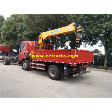 SINOTRUK Straight-arm 6ton Truck Cranes