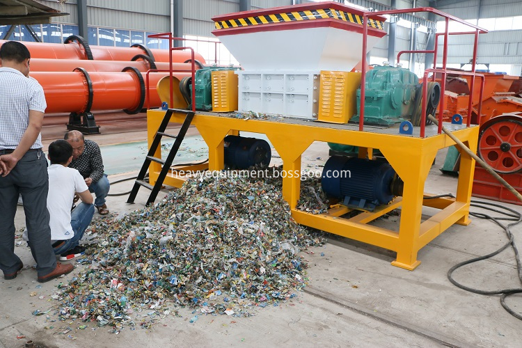 PP PE PVC Woven Bags Shredder Crusher Machine