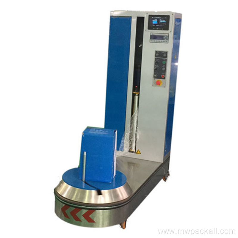 High quality luggage airport goods luggage wrapping machine