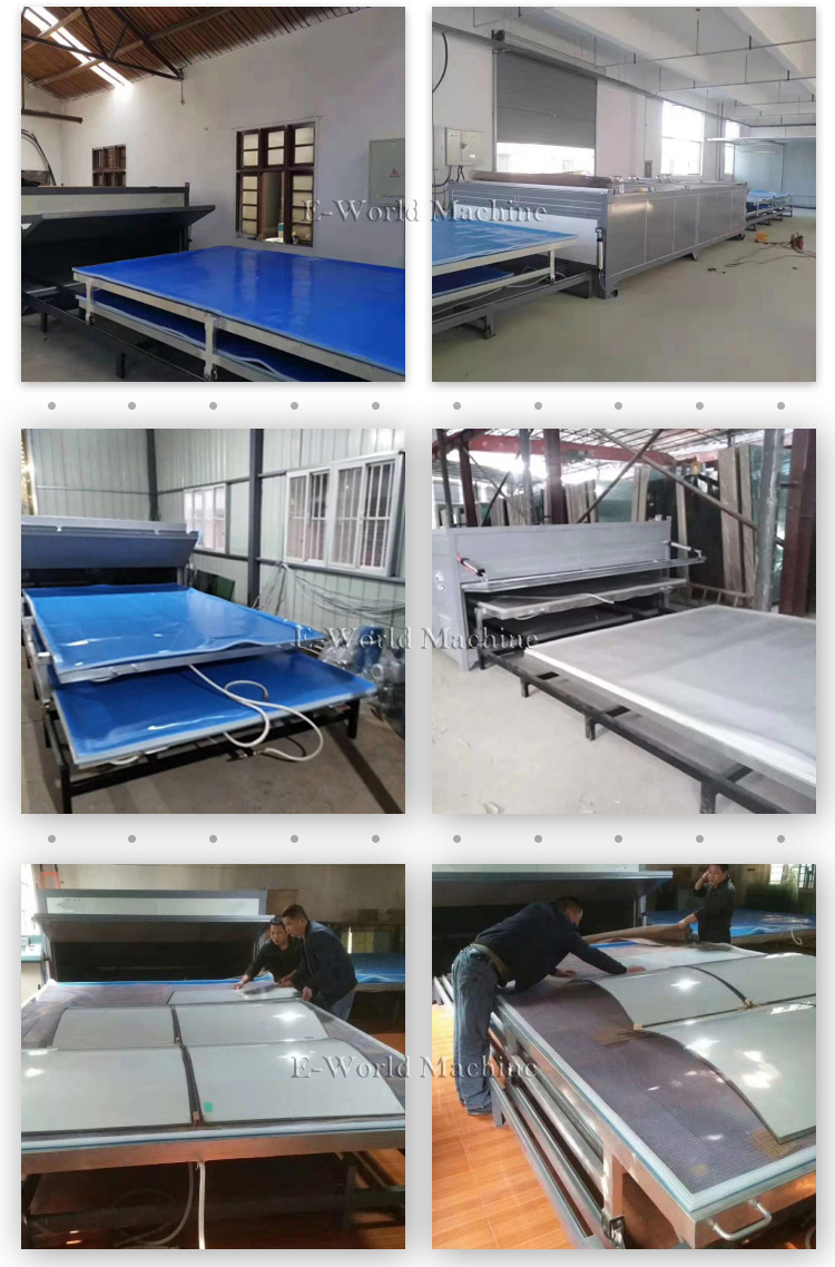 Double Insulation System One Working Station Two/Three/Four/Five Working Layers Laminated Glass Machine