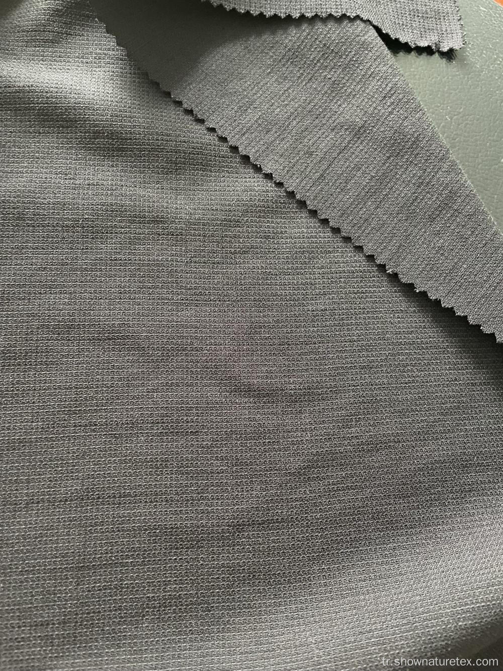 Yeni Dobby Polyester Rayon Nylone Spadex Kumaş Lady&#39;s Dış Giyim
