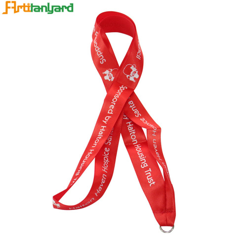 Red Color Satin Medal Ribbon