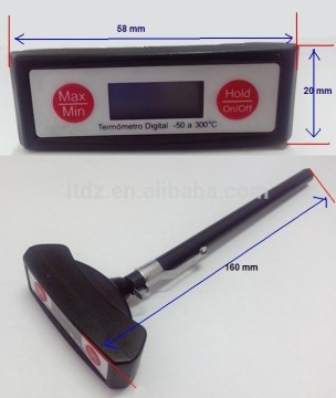 Plastic kitchen usage digital food thermometer