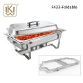 9L roestvrijstalen economie langwerpig Chafer/Food Warmer (JQ533)