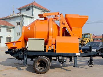 Portable Small Concrete Mixer And Pump