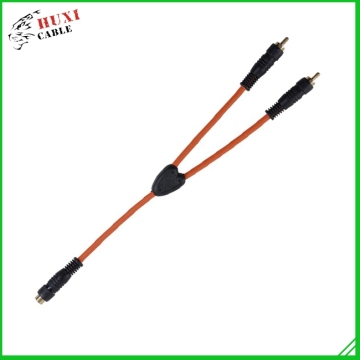 Stereo To RCA 1 Female 2 Male Vedio HD Cable