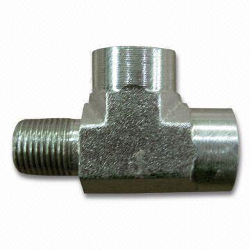 Hydraulic Pipe Fittings, Includes Male and Female Pipe End, Made of 1045 Steel