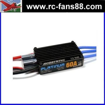 HOBBYWING Platinum 60A Pro Brushless ESC for RC Helicopter /RC Airplane