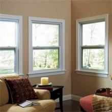 Aluminium Single Hung Windows with Single Glass