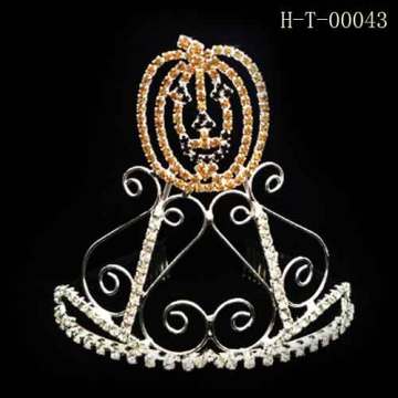 Halloween tiara,pumpkin tiara crown wholesale holiday tiara