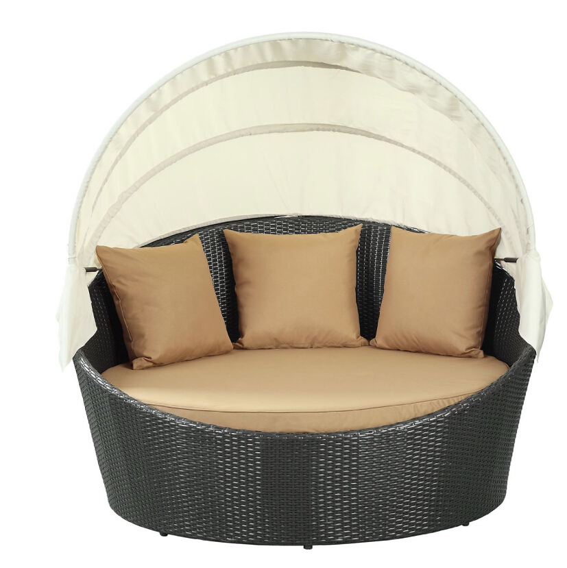Outdoor Leisure Furniture Pe Wicker Design Sunbed Outdoor Leisure Furniture Pe Wicker Design Sunbed
