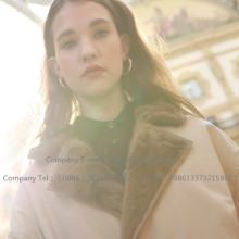 Long Mink Lady Overcoat