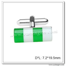 Shirt Jewelry Cylindrical Cat Eye Stone Cufflink