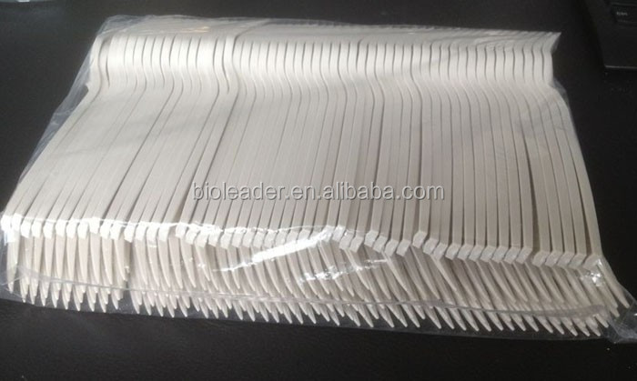 Eco-Friendly Feature and Flatware Type Plastic Fork Cornstarch Disposable Cutlery Biodegradable