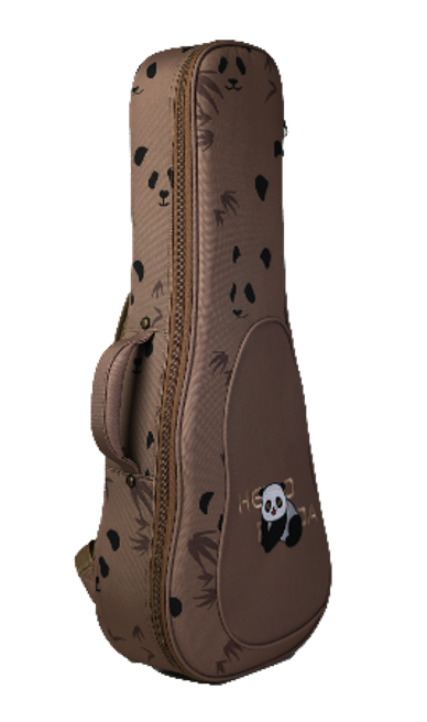26 &quot;우쿨렐레 (팬더 자수 및 인쇄 패턴) 용 가방 휴대