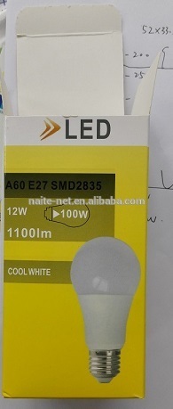 A60 led bulbs 7W E27 white color