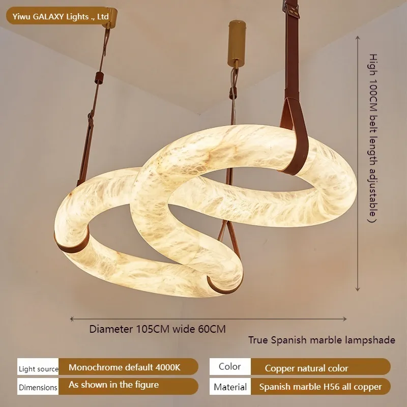 Unique and Modern Spanish Marble Pendant Light Design