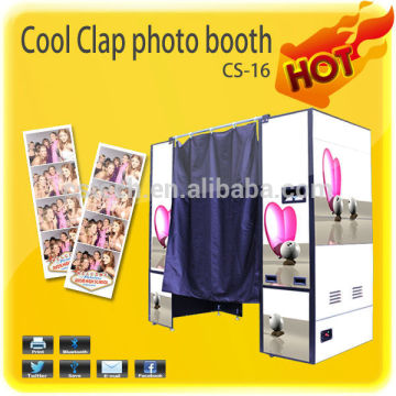 Hot sale high quality photo booth with instant printing kiosk