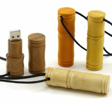 lanyard bamboo usb drive