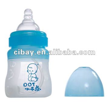 Baby glass feeding bottle