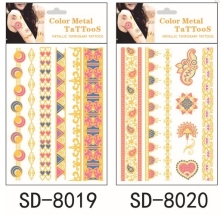 temporary tattoo sticker/ flash tattoo/tattoo design/change color in the sun