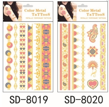 temporary tattoo sticker/ flash tattoo/tattoo design/change color in the sun