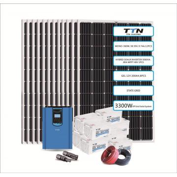 3300W,3500W.3600W Off Grid Hybrid Solar System