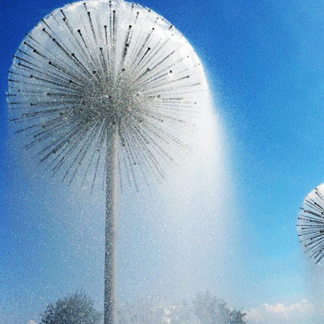 Dandelion Shaped Pond Fountain