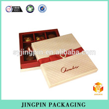 custom chocolate boxes with white card tray