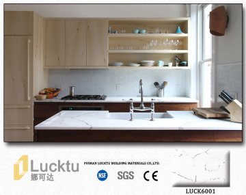 calacatta artificial quartz stone counter top