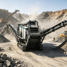 Integrated Mobile Crushing Screening Plant 500 TPH Output