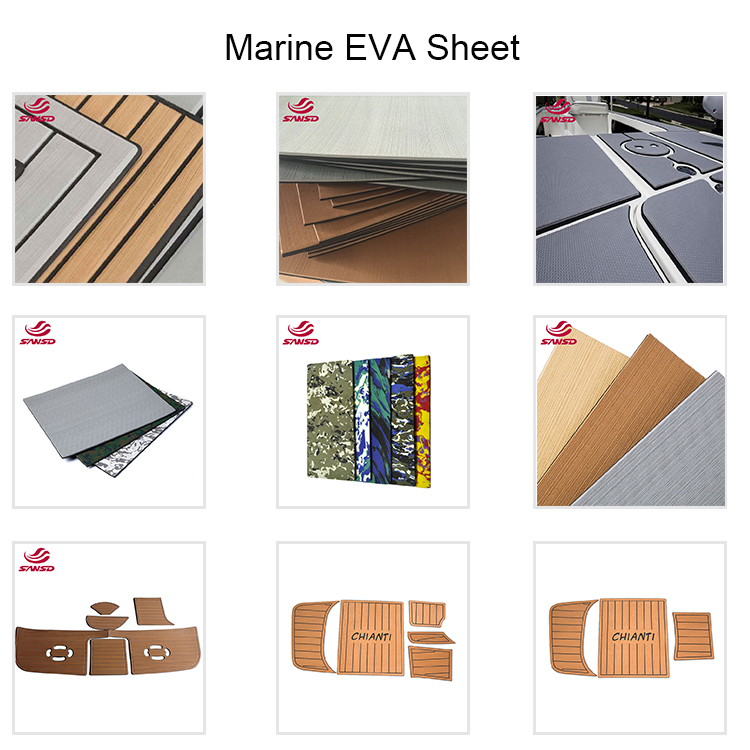 New design synthetic teak decking non skid boat flooring eva marine sheet teak decking for boats price floor