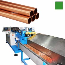 Copper aluminum coiled tube decoiling straightening and cutting machine