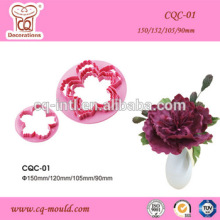 Fondant cake Peony flower cutter 4pcs