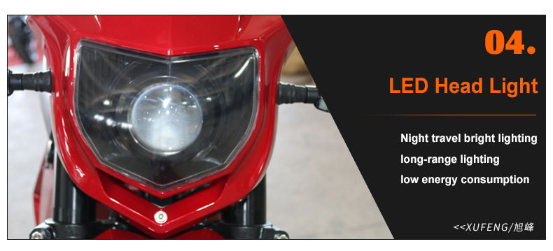 electric motorcycles with led light