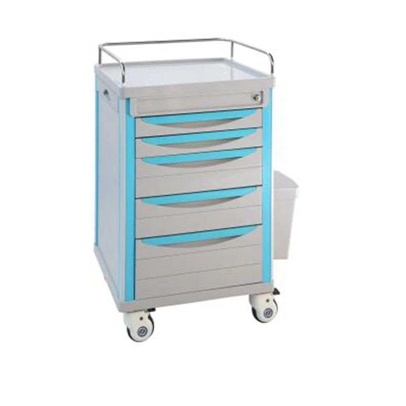 Hospital ABS Emergency Nursing Equipment Trolley