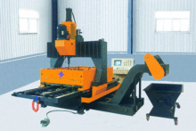 CNC Plate Drilling Machine With Double Working Tables